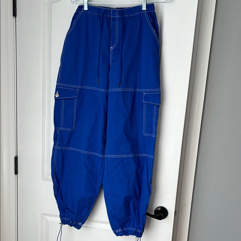 Women’s Almost Famous Blue Cargo Pants - Baggy fit